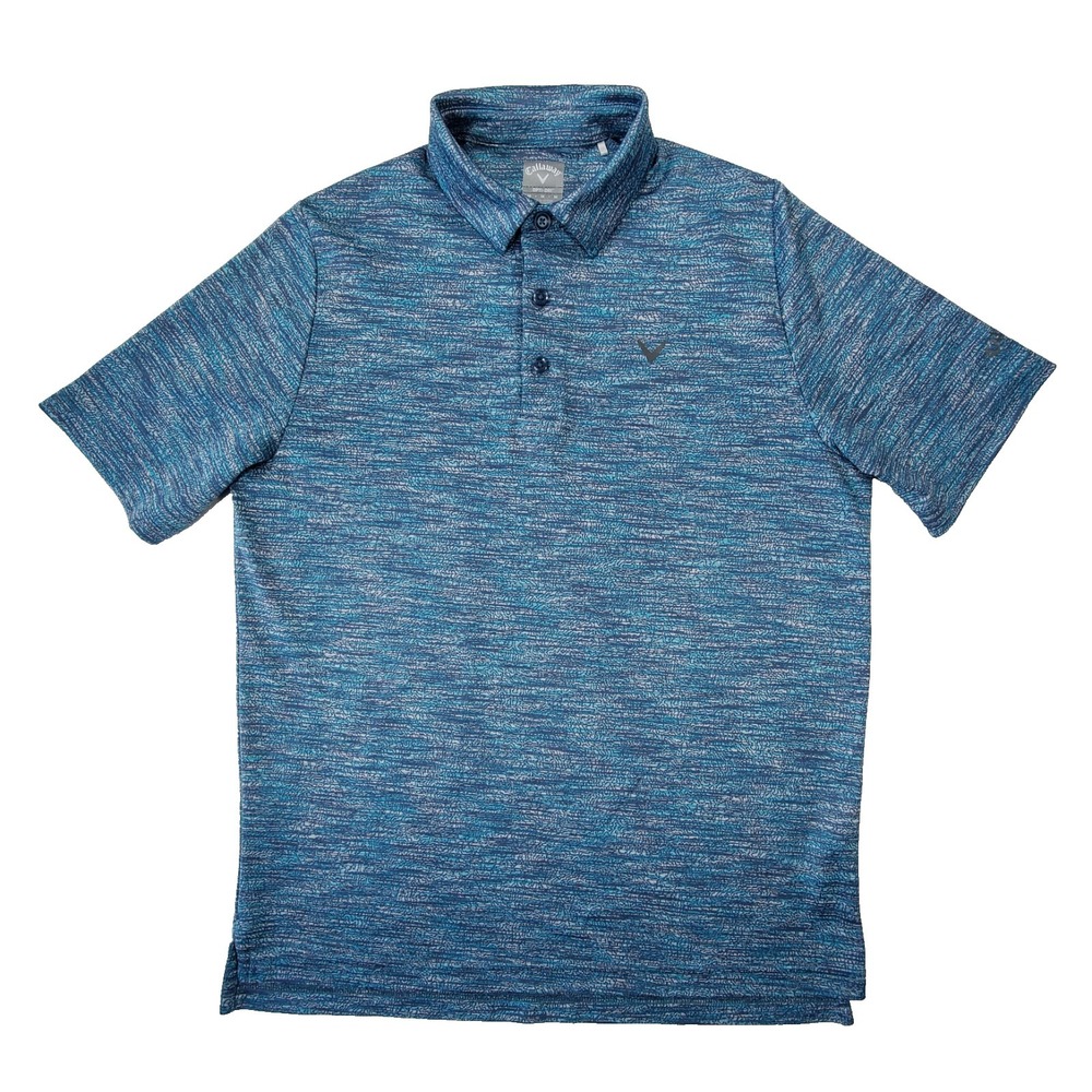 Callaway Opti-Dri Polo Shirt‎ Men Medium Blue Athletic Golf Performance
